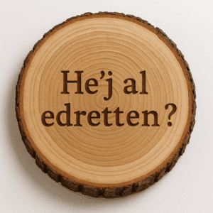 Houten bord met achterhoekse uitdrukking