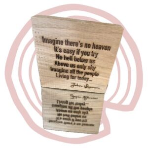 Eigen ontwerp wandbord rechthoek